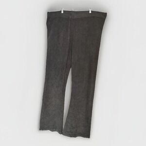 Barefoot Dreams Bamboo Chic‎ Lite Lounge Pants Pewter Gray Womens Plus 2x Furry